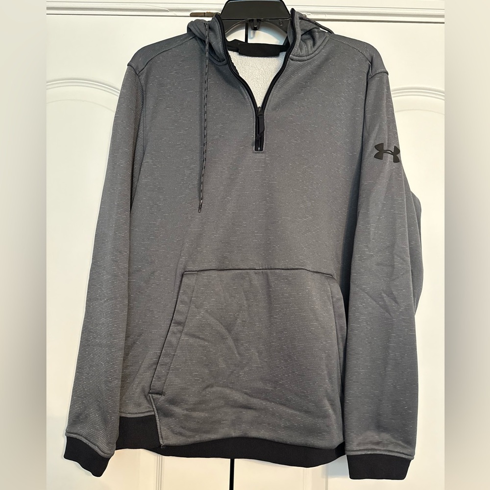Under Armour Medium Charcoal Half-Zip Hoodie